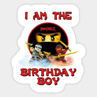 Birthday Boy - Ninjago Sticker